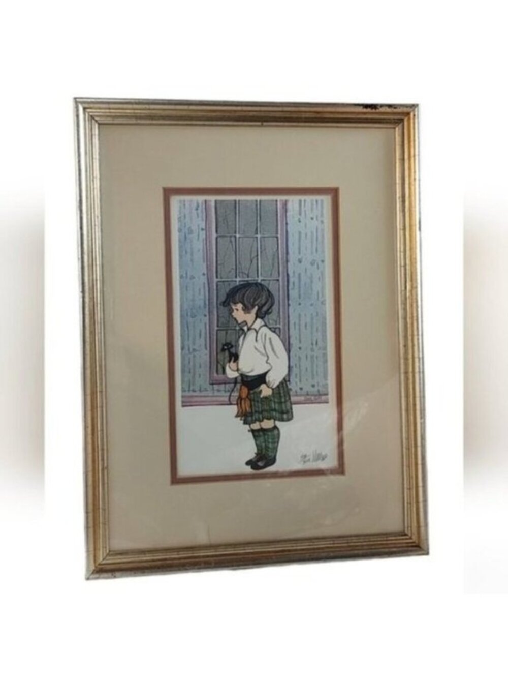 P. Buckley Moss Malcolm Signed Numbered Print